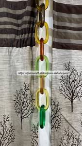 Sculpture murale en résine colorée, décoration artistique FAIZA CRAFT FC-8085, moderne, suspendue, faite à la main, motif vertical, personnalisable, haute qualité - Product Image 6