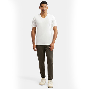 Pantalones de Verano para Hombre, de Algodón, Transpirables, Holgados, Estilo Urbano, Joggers, Color Sólido, Moda Casual, Servicio OEM - Product Image 5