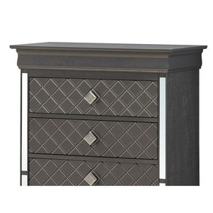 Commode à tiroirs Verona G6702 CH Noir Métallisé - Product Image 6