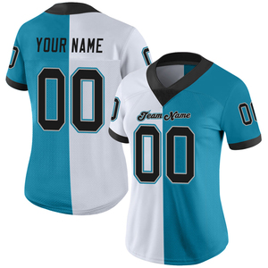 เสื้อฟุตบอลอเมริกันคุณภาพดีเยี่ยม ระบายอากาศได้ดี สกรีนชื่อและหมายเลขได้ตามต้องการ แขนสั้น สำหรับการฝึกซ้อมและการแข่งขัน - Product Image 2