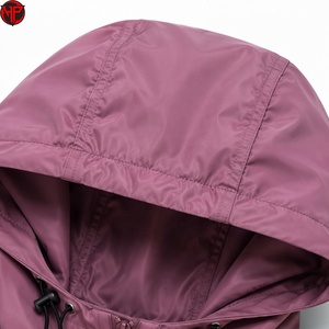 Conjunto deportivo de dos piezas de nailon con bloques de color, ligero, con cremallera, estilo casual, unisex, conjunto de chaqueta de nailon para hombre - Product Image 5