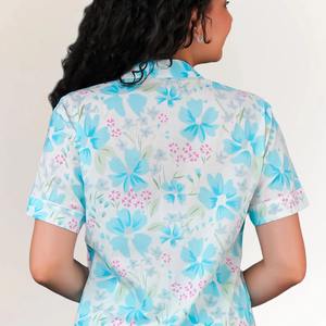 Conjunto de Pijama de Algodón Tejido con Diseño Floral Único para Mujer, Suave, Transpirable y Ecológico, Precio Competitivo - Product Image 5