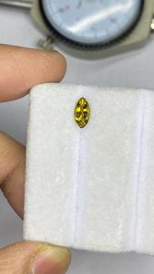 Gemas Zubeda, Turmalina Amarilla Natural, Corte Brillante, Gema Suelta para Anillo, Colgante, Pendientes, Fabricación de Joyería, Calidad al por Mayor - Product Image 1