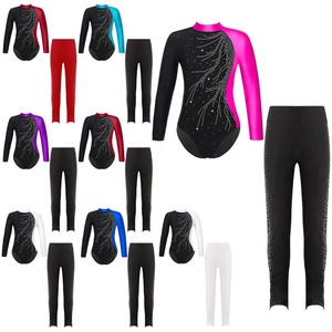 ชุดเต้นสำหรับเด็ก6-16คนชุดเต้นสำหรับเด็กผู้หญิงชุดเล่นสเก็ตบนเวทีชุดยิมนาสติก - Product Image 1