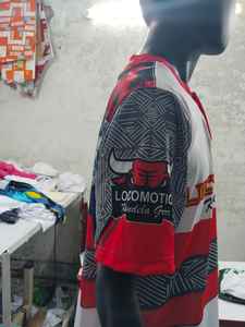 Superbe fabrication Sialkot Pakistan, vêtements de sport Long Mission, chemise de baseball sublimée avec 2 boutons, chemise de baseball personnalisée. - Product Image 4