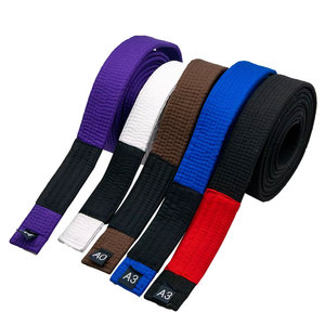 Cinturones de Karate y Taekwondo Ligeros de Alta Calidad, Color Amarillo, Cinturones de Algodón, Logotipo Personalizado de Pakistán, Piezas Personalizadas al por Mayor - Product Image 4
