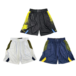 Shorts de football d'entraînement personnalisés pour garçons avec bandes latérales et cordon de serrage réglable, shorts de sport pour hommes - Product Image 1