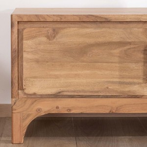 Mueble para TV Vandana Silver Nature de 160 cm, estilo Zen, de madera de acacia, modelo Melody - Product Image 6