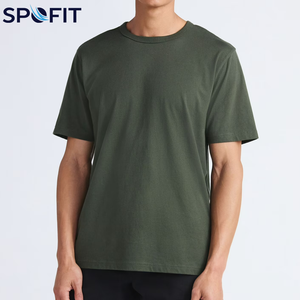T-shirts pour hommes en coton 100% tricoté respirant, imprimés sur mesure, style tendance, haute qualité, vente en gros, vêtements de sport confortables - Product Image 1