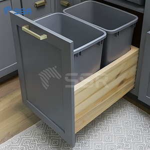 Gabinete Base de Cocina Moderno SSR con Cajón para Basura, Profundidad de 18-23.9 Pulgadas, Diseño Contemporáneo para Uso en Cocina - Product Image 2