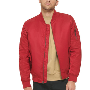 New Design <b>Winter</b> Casual Men Canvas Bomber Jacket Solid Zipper High Street Stylish Low MOQ All Sizes Available - Product Image 3