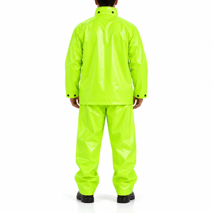 Ensemble imperméable de haute qualité pour homme, veste et pantalon résistants, couleur unie, personnalisable, pour la pêche en plein air, la moto - Product Image 2