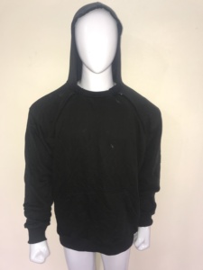 Sweat à capuche unisexe avec accès au port de chimiothérapie et double fermeture éclair, 100 % coton, hiver, imprimé numérique uni - Product Image 4