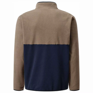 New Design Men's Polar <b>Fleece</b> Jacket Embroidered Half Zip with Stand Collar Solid Pattern <b>Winter</b> <b>Fleece</b> Men's <b>Fleece</b> Jackets - Product Image 1