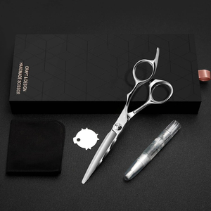 Heavy Duty 7 Inch Professional Barber <b>Scissors</b> Lightweight Stainless Steel Sharp Edge Hair Cutting Shears <b>Left</b>-<b>Handed</b> Long - Product Image 4