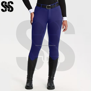 Pantalons d'équitation tendance pour femmes, antidérapants, confortables, durables, en polyester/spandex, pour l'entraînement, sur mesure - Product Image 3