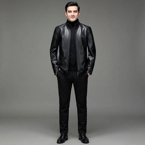 Leather Made Jackets Top Trending Wholesale Custom <b>Men's</b> Leather jacket for <b>men</b> - Product Image 1