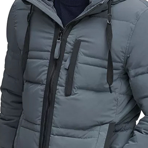 Chaqueta de Invierno Acolchada para Hombre, con Capucha, de Nailon, con Cierre, Aislante y Cálida - Product Image 6