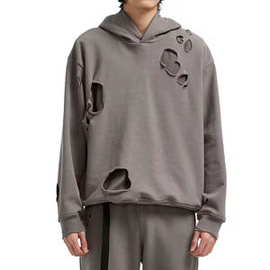 Nuevo Diseño, Sudaderas con Capucha de Algodón para Hombre, Estilo Desgastado, Corte Holgado, Tejido de Felpa, Transpirable y Ecológico, Hecho en Pakistán - Product Image 1