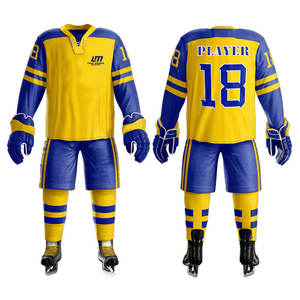 Uniforme de Hockey sobre Hielo de Alta Calidad a Precio de Mayoreo, Uniforme de Hockey sobre Hielo 100% Poliéster - Product Image 1