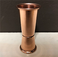 Jigger de bar en cuivre, verre, acier inoxydable et laiton pour cocktails, en promotion