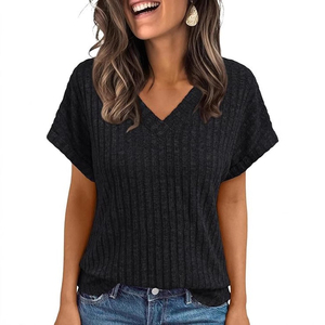 Camiseta informal estampada para mujer, camiseta de manga corta de verano, tela suave transpirable, Top ligero y cómodo para uso diario femenino - Product Image 5