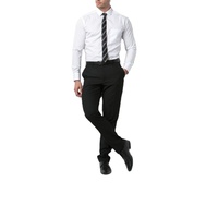 Pantalon Chino Décontracté Homme Style Urbain Grande Taille Coupe Skinny Taille Haute en Toile Plate Épaisse Écologique Respirant Séchage Rapide