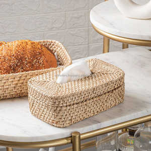 ชุดอุปกรณ์อาบน้ำหวายสไตล์ชนบทสำหรับห้องน้ำชุดเครื่องหวายสุดหรูของคอลเลกชั่นห้องน้ำ - Product Image 3