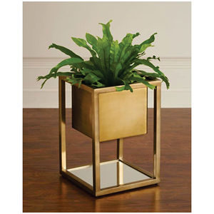 Modern Luxury Gold Metal Flower <b>Pot</b> <b>Square</b> Metal Planter with Stand Indoor Living Room Decoration Brass <b>Plant</b> Container Box - Product Image 1