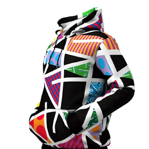 Sweat à capuche en polaire d'hiver de qualité supérieure, impression numérique couleur intégrale, logo personnalisé, texte, image, pull-over, streetwear, mode unisexe - Product Image 1