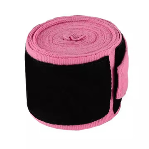 Vendas de boxeo personalizadas para entrenamiento y protección, correas acolchadas de algodón para levantamiento de pesas y culturismo, vendas para manos y muñecas para gimnasio. - Product Image 2