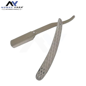 Premium Swing Lock <b>Barber</b> Razor with Genuine Stainless Steel Single <b>Blade</b> Smooth Handle Non Disposable Straight Edge Shaving Raz - Product Image 3
