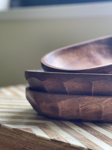 จานไม้ขนาดเล็ก เหมาะสำหรับเสิร์ฟซอสและของว่าง ถาดขนมขนาดเล็ก เครื่องใช้บนโต๊ะอาหารที่สวยงาม ใช้ได้ทั้งที่บ้าน ร้านกาแฟ และร้านอาหาร - Product Image 6