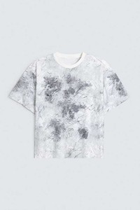 เสื้อยืดลายหินอ่อนผู้ชาย High Street คุณภาพสูง ระบายอากาศได้ดี บริการ OEM แขนสั้น สไตล์โมเดิร์นอาร์ต ผลิตในปากีสถาน - Product Image 5