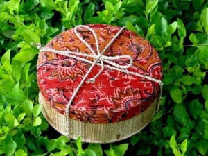 Caja de Regalo Redonda Ecológica de Corteza de Plátano con Tapa, Cesta de Almacenamiento Natural Hecha a Mano para Decoración del Hogar y Regalos, Reutilizable - Product Image 2