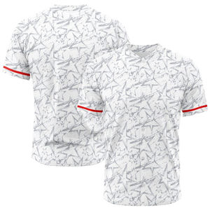Maillot de baseball personnalisé avec nom et numéro de l'équipe, impression par sublimation, tissu respirant et anti-transpiration. - Product Image 3