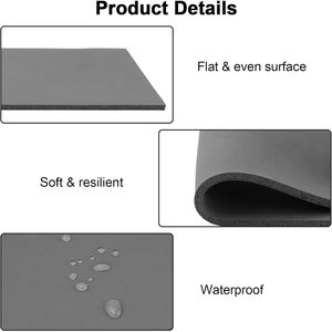 Tapis de presse à chaud en silicone gris de 0,3 mm d'épaisseur, remplacement pour machine de transfert thermique, meilleure qualité - Product Image 3