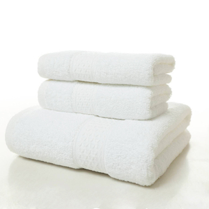 Solid Color Cotton <b>Bath</b> <b>Towel</b> Set Rectangular Home Use Skin-Friendly Multi Color Options - Product Image 2