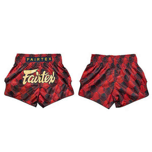 Shorts de Muay Thai Fairtex pour hommes, sur mesure, de haute qualité, décontractés, respirants, en polyester imprimé, taille haute élastique, pour MMA - Product Image 4