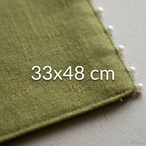 Soft Cotton Table Mat Heat Resistant | Dining <b>Placemat</b> Decorative Kitchen Table Mat | Washable Reusable Personalized Dining Mat - Product Image 2