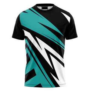 T-shirts pour hommes en coton 100% tricoté, à manches courtes, col rond, imprimés par transfert thermique, nouveaux t-shirts de sublimation pour hommes, vêtements d'été - Product Image 4