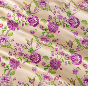 Maison Chintz Viscose Habotai Motif Floral Résistant à l'Eau Écologique Jardin De Rose Vanille Héritage Château pour Jupes et Rideaux - Product Image 4