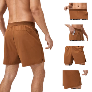 Shorts de sport pour hommes, séchage rapide, en nylon, pour la course à pied, extensibles, décontractés, pour l'entraînement et le fitness - Product Image 5