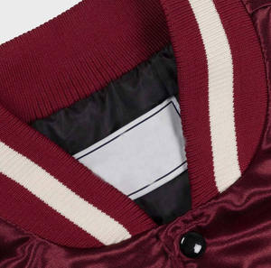 Best Quality Custom <b>Men's</b> Plus Size Satin Varsity Reversible <b>Baseball</b> Satin <b>Jacket</b> For <b>Men</b> Reversible Plus Size - Product Image 4