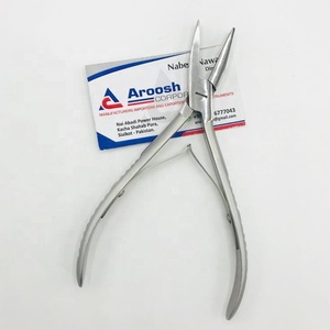 Pinces à cheveux en acier inoxydable avec logo personnalisé en gros outils pour extensions de cheveux humains - Product Image 5