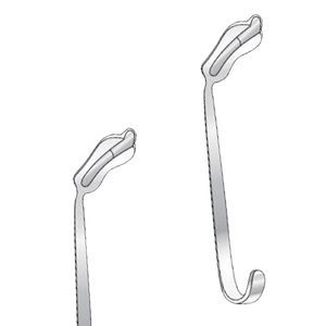 Placa de lengua Kilner Dott, manual, reutilizable, de acero inoxidable quirúrgico, para tubo endotraqueal, ranura mediana, instrumentos fabricados en Pakistán - Product Image 1