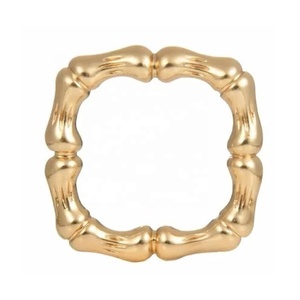 Servilletero duradero ecológico de alta calidad, soporte de Metal, acabado de latón, Decoración de mesa de comedor para boda de Navidad - Product Image 1