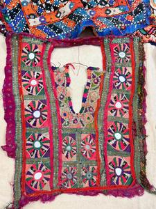 Lot Vintage Pieces Banjara Neck Yoke <b>Patch</b> Traditional Embroidery Applique <b>Patch</b> <b>Sewing</b> Craft - Product Image 6