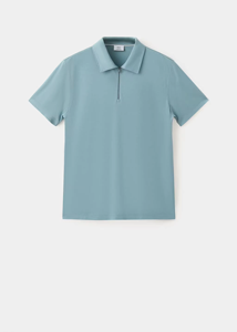 Chemises de golf pour hommes de haute qualité, imprimées numériquement sur le devant, respirantes, écologiques, en jersey tricoté polyester/coton - Product Image 3