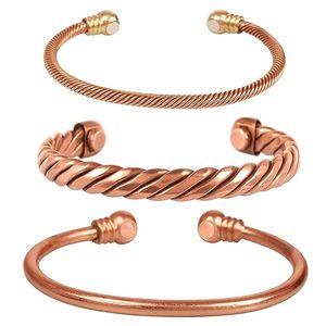 THERAPY Mens Copper <b>Ring</b> Magnetic Therapy Finger - Product Image 3